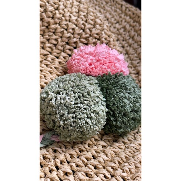 El Corte Ingles Kids Crochet Paper Straw Hat  Size 7-14Y - Picture 10 of 12